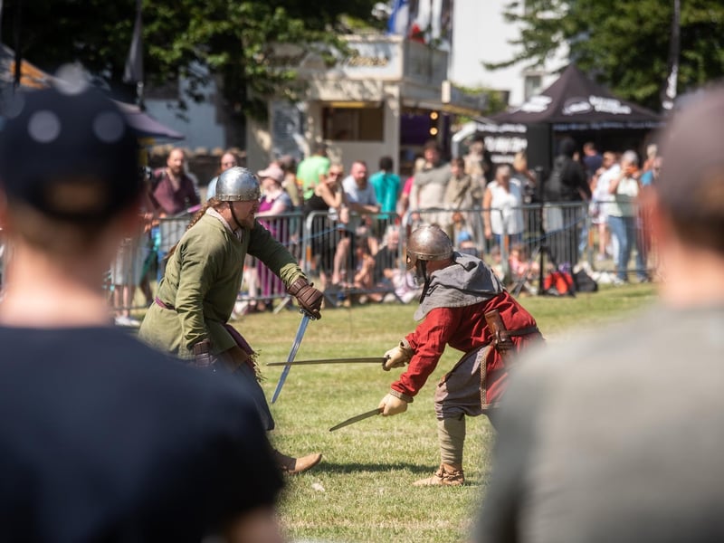 Heysham Viking Festival 2026 - a battle reenactment.