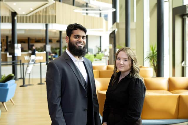UCLan students Lucy Sansom and Hanzalah Bapu have claimed spots on the sought-after Middle Temple Inn of Court scheme.