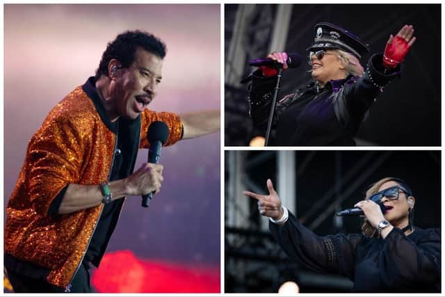 Lionel Richie, Kim Wilde and Gabrielle wowed the Lytham audience