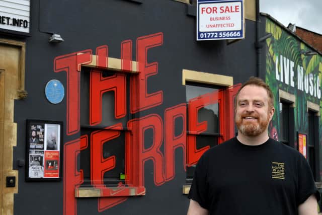 A scheme to help save The Ferret in Preston has received a large loan from the council. Pictured: General Manager of The Ferret, Matt Fawbert.