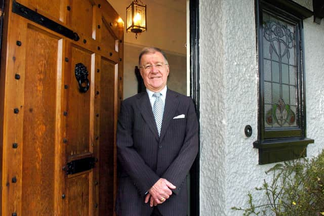 Peter Mileham after being sworn in as Lancashire's High Sheriff,