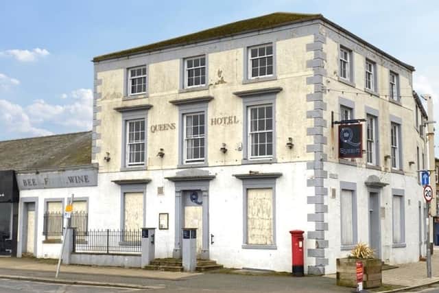 The iconic Queens Hotel in Morecambe is for sale with planning permission. Picture courtesy of Fisher Wrathall Commercial, Lancaster.