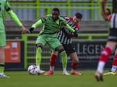 Jack Moore in action against Forest Green Rovers (photo: David Airey/dia_images)