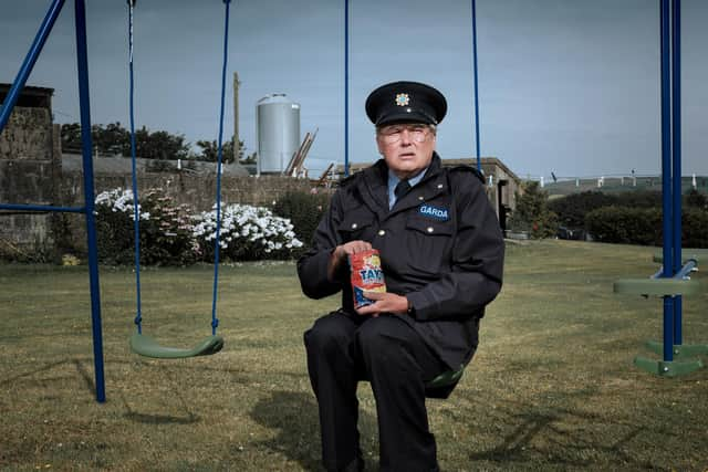 Conleth Hill as Sgt PJ Collins, in the new ITV crime drama Holding