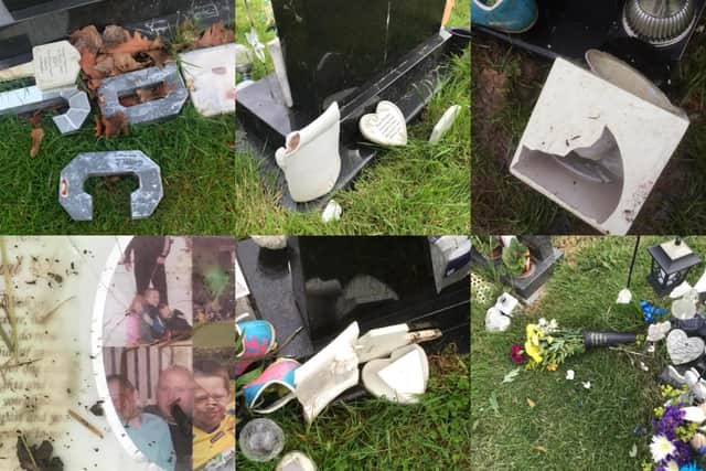 Previous occasions where items on Dylan's grave have been damaged, according to Kevin.