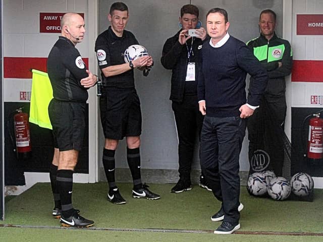 Morecambe boss Derek Adams Picture: Michael Williamson