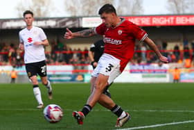 Adam Lewis scored Morecambe's second goal at Tranmere Rovers Picture: Morecambe FC
