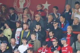 Derek Adams has praised Morecambe's supporters for their backing Picture: Ian Lyon