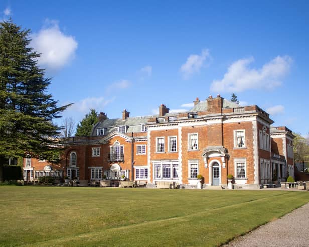Eaves Hall, north of Clitheroe, another of the venues owned by James' Places