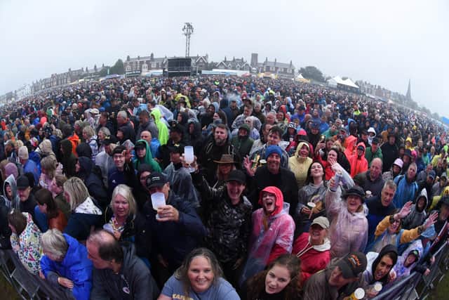 The attendance to see Sting's headlining show on the Friday night at Lytham Festival 2023 was the highest in the event's history so far.