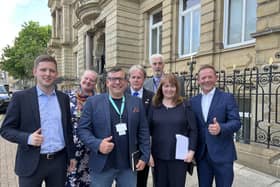 The Conservative group on Burnley Council (pictured) have criticised the decision by the leader of Burnley Council, Coun. Afrasiab Anwar, and nine other councillors to resign from the Labour Party over Sir Keir Starmer's decision not to push for a ceasefire in Gaza