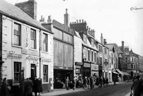 The entrance to the old Market Hall can just be seen on this photo of Common Garden Street in the Fifties.