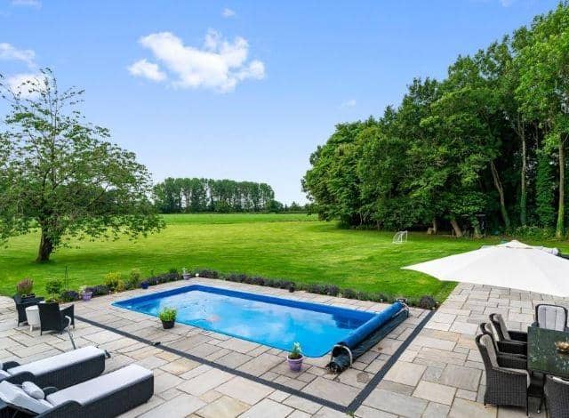 Wow, this looks like a resort.
And it could be yours - along with a six-bed house and 8.5 acres overlooking Bowland Fells- for a cool £1.795m.