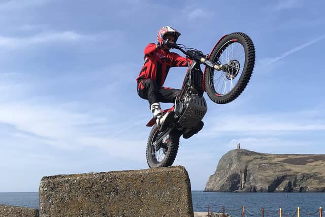 Three times world champion trials bike rider Steve Colley, who will be in action at this year’s Scorton Steam.