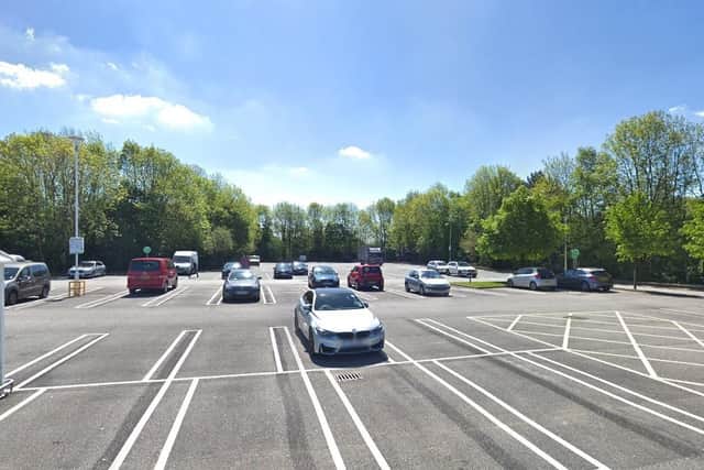 The corner of the huge Fulwood car park where the drive-thru could be built.