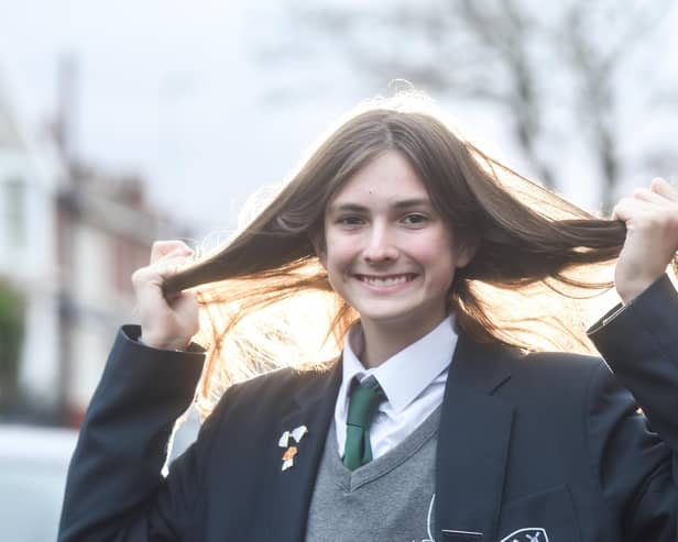 Charles Godfrey-Brown has grown his hair and will be donating it to the Little Princess Trust