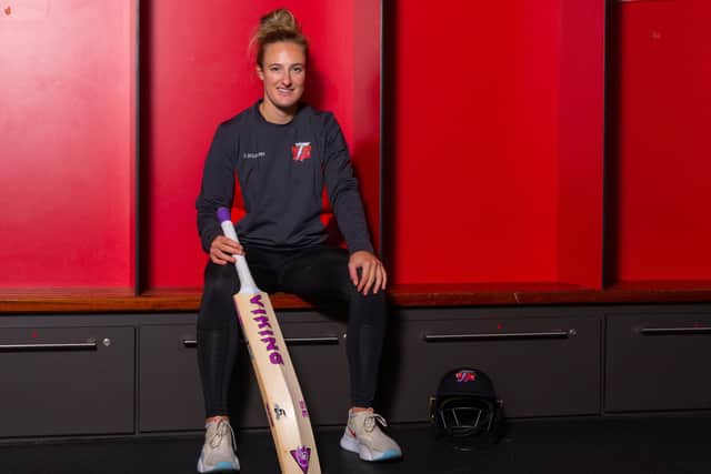 England and Lancashire cricket star Emma Lamb