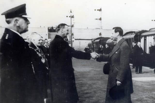 In 1939 King George VI arrived by train to officially open the Royal Ordnance Factory in Chorley