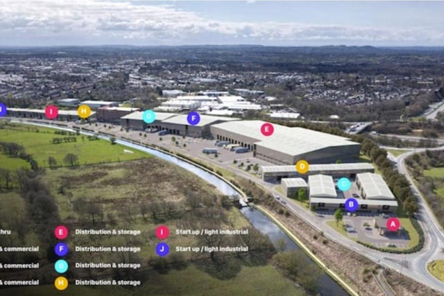 The new industrial, business and retail units to be built at Botany Bay, Chorley are now for lease on Right Move. (Pictures by FI Real Estate Management)