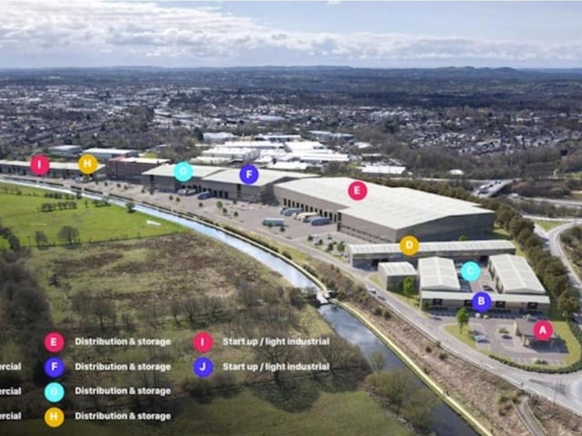 The new industrial, business and retail units to be built at Botany Bay, Chorley are now for lease on Right Move. (Pictures by FI Real Estate Management)