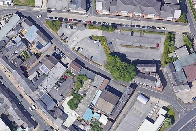 A road traffic collision closed Market Street West in Preston city centre (Credit: Google)