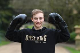 UCLan student Jamie Reynolds has taken part in two white collar boxing events to improve his mental health