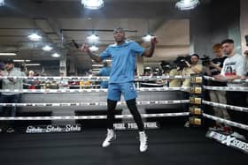 KSI during a media work out at Crystal House, London. Picture date: Wednesday January 11, 2023. PA Photo. See PA story BOXING London. Photo credit should read: James Manning/PA Wire.