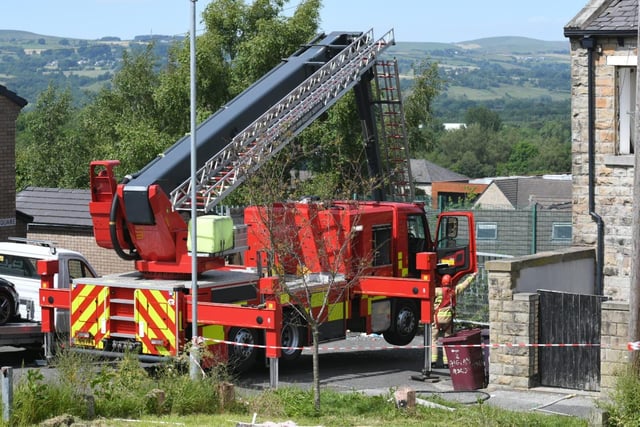 The aerial ladder platform in action