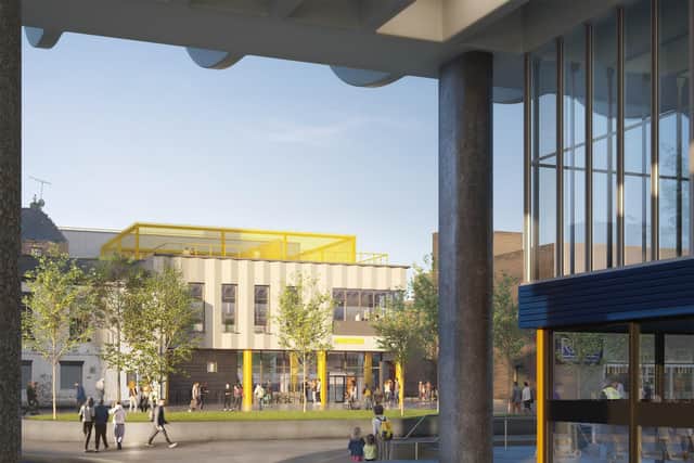 The forthcoming Preston Youth Zone, as viewed from the bus station opposite (image: Elephant Visual)