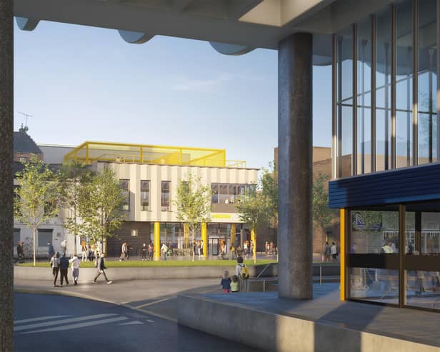 The forthcoming Preston Youth Zone, as viewed from the bus station opposite (image: Elephant Visual)