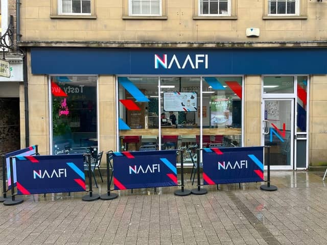 Lancaster NAAFI Cafe has reopened after refurbishment – new décor, new seating and a new menu – . Picture -supplied.