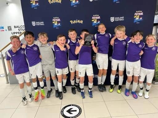 Soccer Hub FC U-10 Boys of Lancashire are through to the Pokemon Futsal Youth Cup Finals