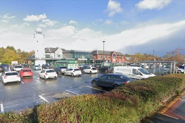 A crash closed a Mariners Way near the Morrisons supermarket in Ashton-on-Ribble (Credit: Google)