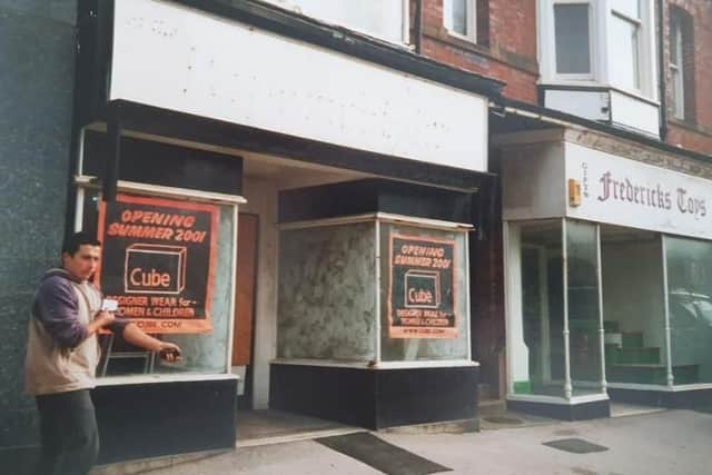 How the Cube Clothing buildings looked before the Shiers family took over and transformed them into Cube Clothing