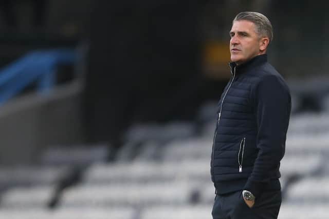 Preston North End manager Ryan Lowe at Fulham.
