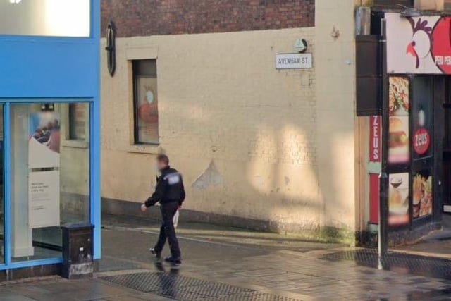 There were 5 reports of anti-social behaviour in or near Junction of Church Street and Avenham Street during April 2022