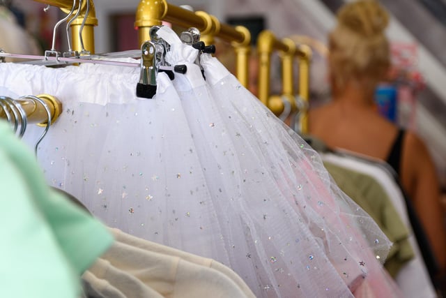 Skirts fit for a princess are also for sale