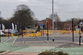 United Utilities say repairs to the burst water main have been completed but Lancashire County Council have advised “that a specialist road surfacing material must be used to reinstate the road back to its original condition” - meaning the road could remain closed until December 11. (Picture by Carl Stein)