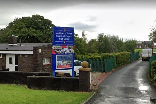 The school in St Vincent's Road, Fulwood