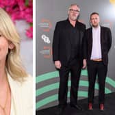 Zoe Ball is to star in a New Year special of Taskmaster, presented by Greg Davies (left) and Alex Horne (right). Both images: Getty