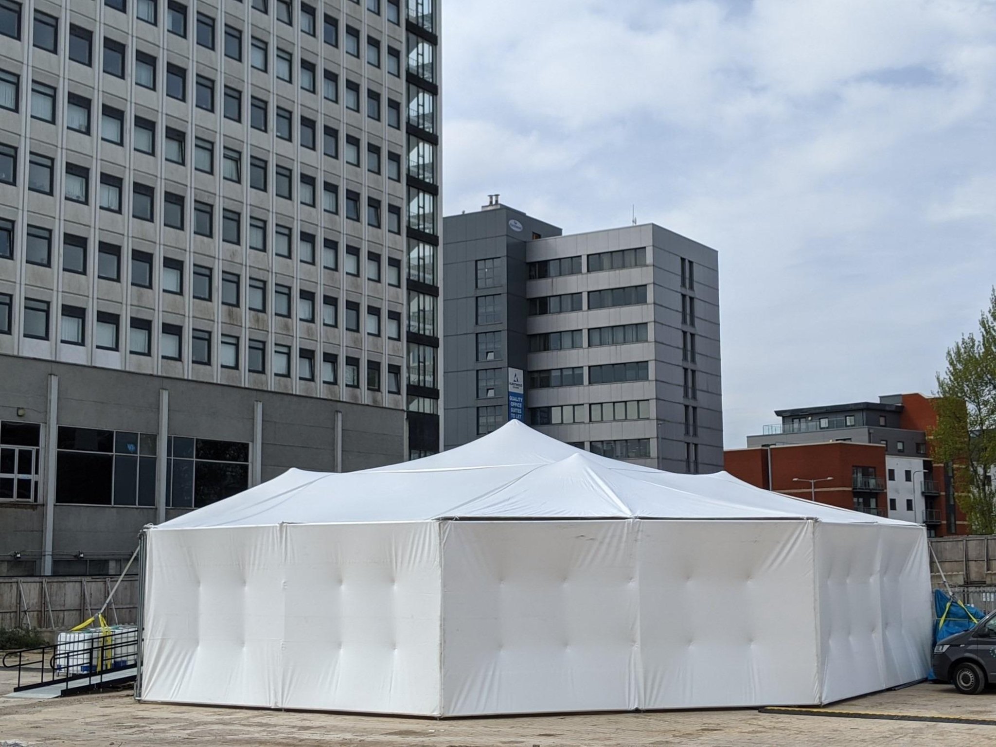 Why Preston city centre is getting a pop-up event tent made of shipping containers - and what's happening inside