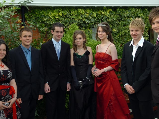 Smile for the camera - Our Lady's High School leavers prom 2008