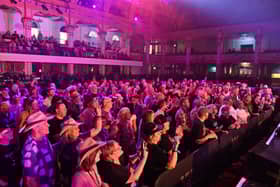 The large crowd at the British Country Music Festival 2024.