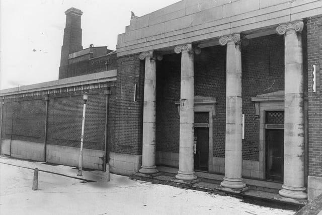 It wasn't just the inside that looked very grand, the outside was too. How many people must have walked through those pillars over the years?