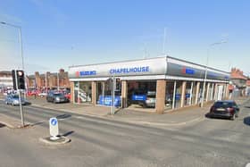 The former car showroom on Blackpool Road in Plungington - pictured before its closure earlier this year - which will be replaced by a food store (image: Google)
