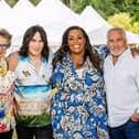 Noel Fielding and brand-new host Alison Hammond, judges Paul Hollywood and Dame Prue Leith