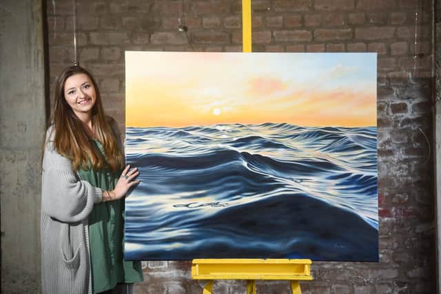 Artist Cassia Helme is holding her exhibiton 'The Ways of Water' at Hive in Blackpool