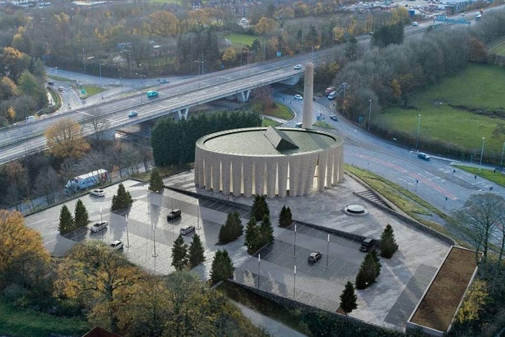 The government has decided that a new mosque can be built alongside the M55 in Preston (image: RIBA)