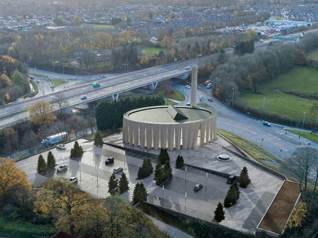 The government has decided that a new mosque can be built alongside the M55 in Preston (image: RIBA)