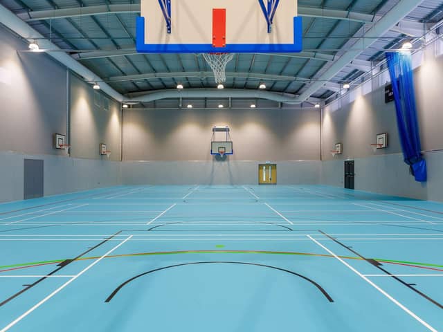 The new sports hall at St John's Marlborough